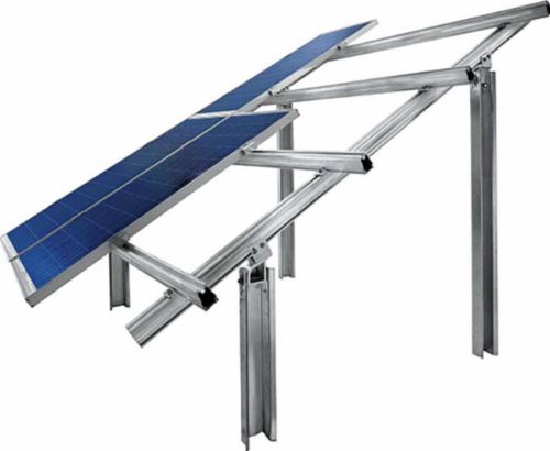 Galvanized Iron Rooftop GI Solar Panel Structure