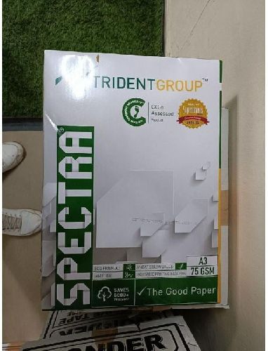 Spectra Trident A4 Paper, Color : White, Packaging Type : Ream