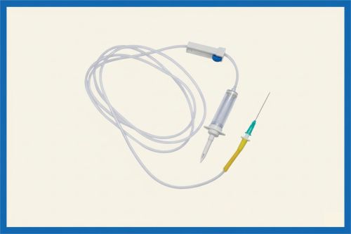 Madical Grade PVC Economy IV Infusion Set, Color : Transparent