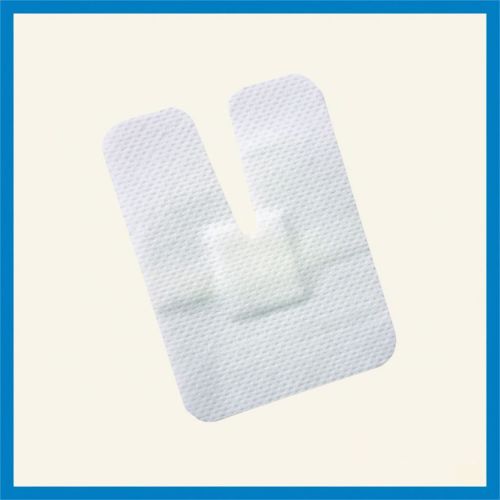 Medical Grade Adhesive IV Cannula Fixator, Color : White 6CM