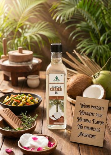 Wood Pressed Coconut Oil, Brand Name : Aromatix Organic