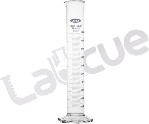 Glass Measuring Cylinder, Color : Transparent for Chemical Laboratory