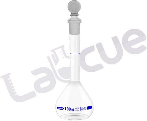 Glass Volumetric Flask for Lab Use