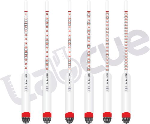 Glass Twaddle Hydrometer, Color : Transparent