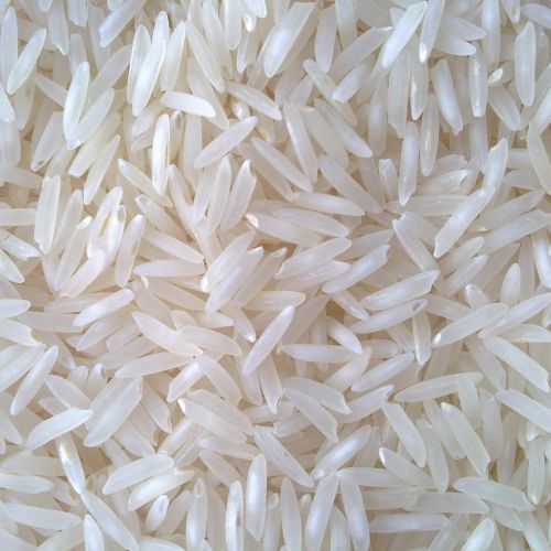 White Raw Basmati Rice, Packaging Type : Bag for Cooking