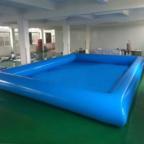 PVC Inflatable Swimming Pool, Color : Blue