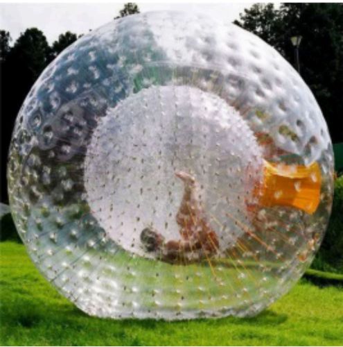 Plain PVC Inflatable Zorbing Ball, Color : Transparent
