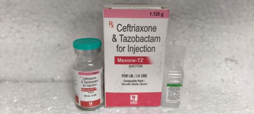 Mexone TZ Ceftriaxone Tazobactam Injection, Packaging Type : Vial