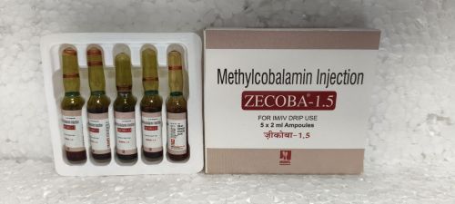 Zecoba 1.5mg Methylocbalamin Injection, Packaging Type : Ampoule