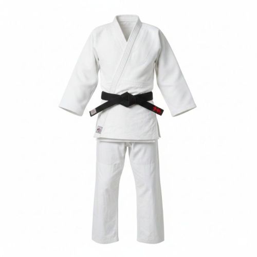Plain Poly-Cotton Premium White Karate Uniform for Sports