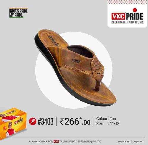 Flat Vkc 3403 Ladies Footwear, Color : Brown