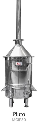 Automatic Electric Pluto SS Incinerators, Color : Grey