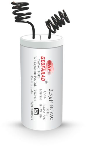 Metalized Polypropylene Fan Capacitor, Color : Silver