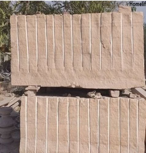 Plain Non Polished Solid White Sandstone Blocks, Shape : Rectangular