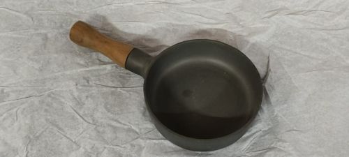 Cast Iron Non Stick Fry Pan, Color : Black