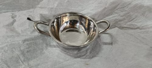 Polished Stainless Steel Oval Serving Bowl, Color : Silver