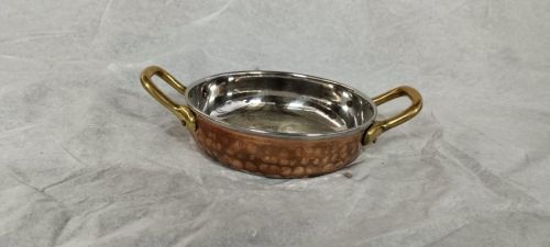 Steel Copper Hammered Fry Pan