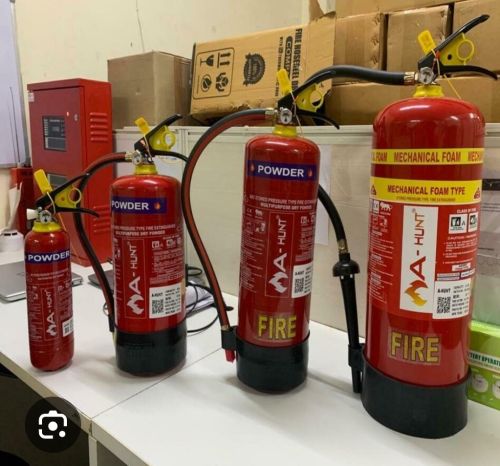 Mild Steel Fire Extinguisher, Color : Dark Red, Gas Type : CO2