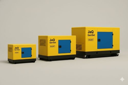 Metal Jaq Diesel Generator, Color : Yellow for Industrial