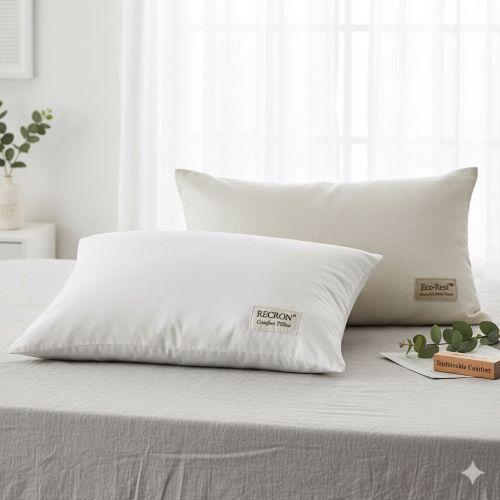 Cotton Pillows, Color : White for Bedding
