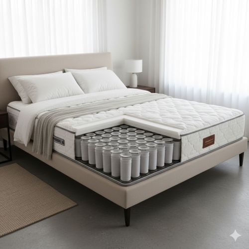 Cotton Pillows & Comforters, Color : White, Beige, Grey