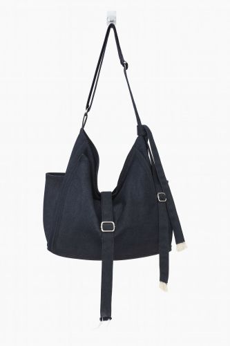 Premium Denim Bucket Sling Bag with Adjustable Strap