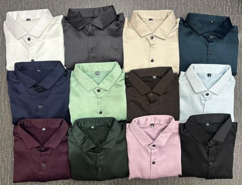 Cotton Men Shirts Large, Medium, Packaging Type : Packet