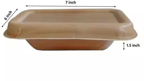Areca Palm Leaf Rectangular Food Packing Box
