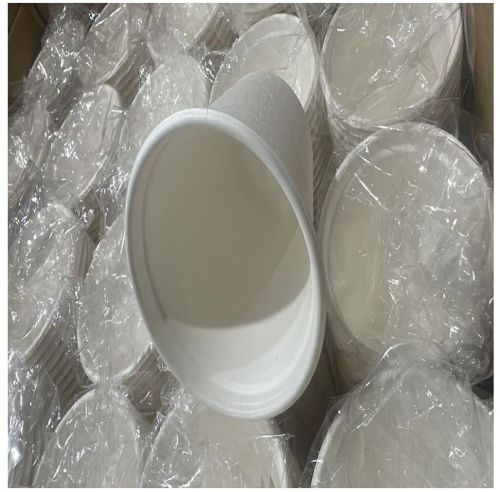 Compostable Bagasse Portion Cup, Color : Natural White / Off-White