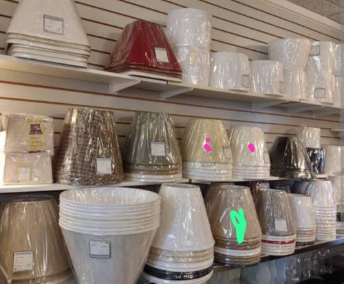 Plain Acrylic Lamp Shades, Color : Off White Antique