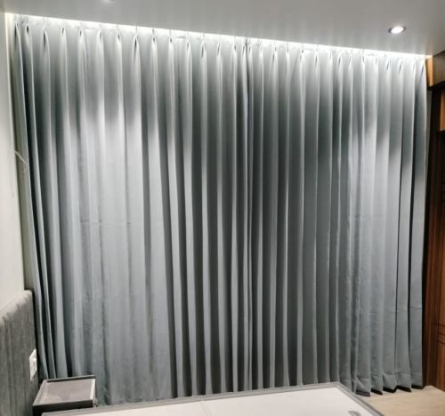Curtains, Color : Grey For Home Furnishing