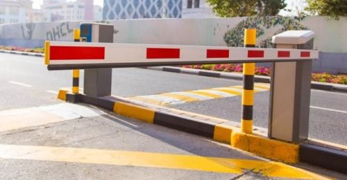 Plain Electric Automatic Boom Barrier, Color : Yellow