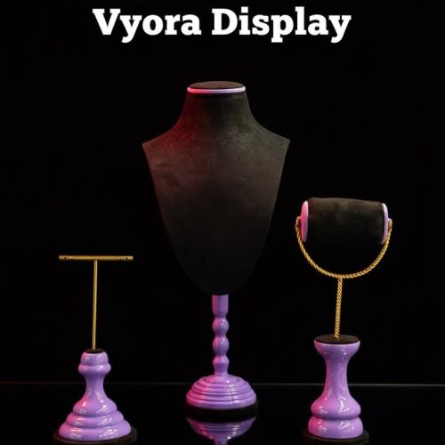 Metal Jewelry Display Trays, Color : Black