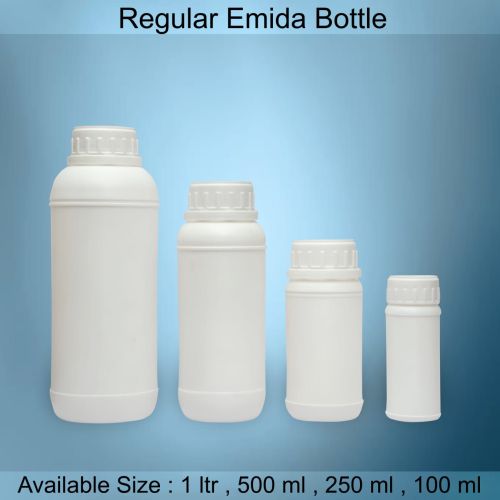 White HDPE Bottles, Shape : Cylindrical