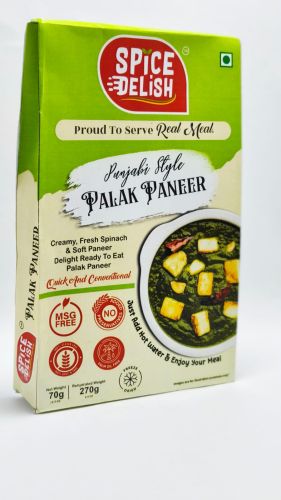 Ready to Eat Palak Paneer for Human Consumption