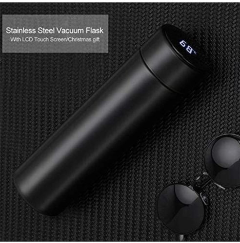 Steel Temperature Bottle, Color : Black, Brand Name : smart cup