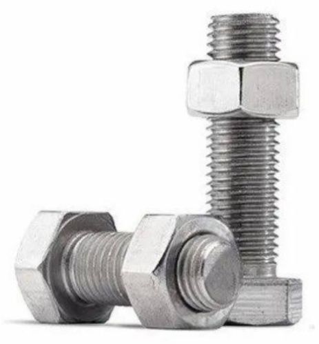 MS Bolt Nut, Color : Silver, Grey, Packaging Type : Plastic Packet