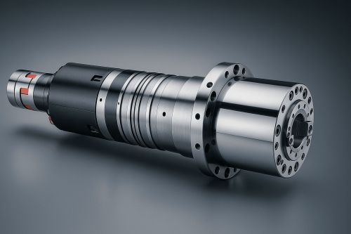 Semi Automatic Stainless Steel Milling Spindles, Color : Shiny-silver