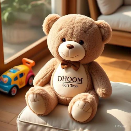 Wool Plain Soft Toys, Color : Brown for Kid Playing