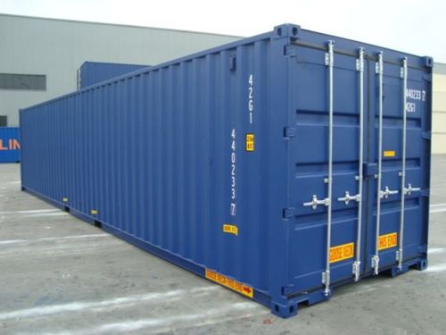 Steel Smooth Storage Containers, Color : Blue