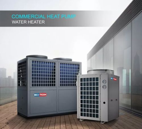 Coated Commercial Heat Pumps, Color : Silver for Industrial Use