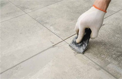 High Strength High Flow Cementitious Grout, Color : Grey