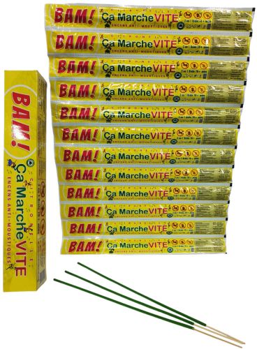 Mosquito Repellent Incense, Brand Name : Bam! Works Fast
