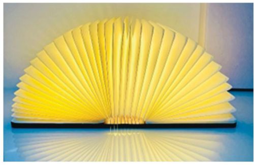 PVC Foldable LED Book Lamp, Power Source : Electric for Reading Light