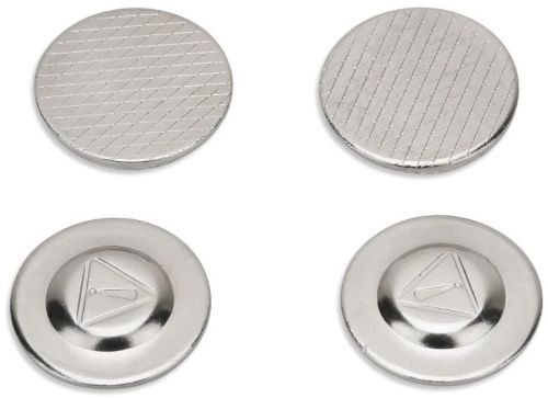 Polished Round Silver Magnetic Clip