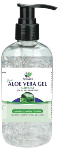 Scravon Aloe Vera Gel, Color : Transparent, Packaging Size : 200ml