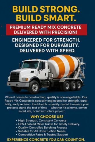 Cement Ready Mix Concrete, Brand Name : Rmix