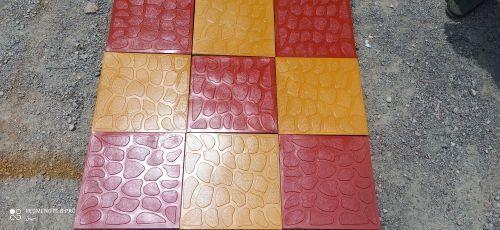 Chequered Tiles, Color : Multicolor, yellow, black, grey, white