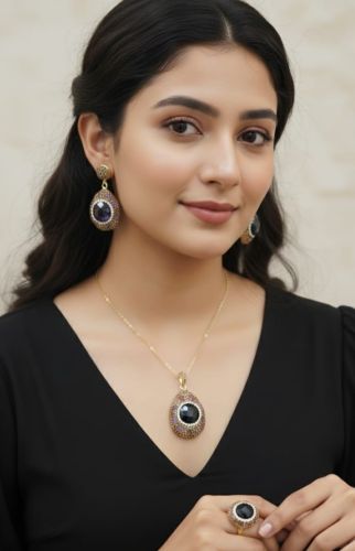 Metal Alloy Artificial Pearl Pendant Set Wedding, Party