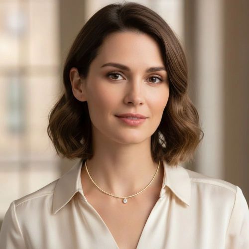 Silver Lylah Diamond Necklace, Brand Name : Anant Jewellery